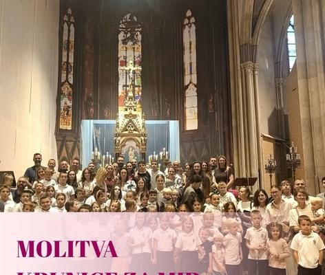 Učenici OŠ "Lotrščak" i OŠ "Ružičnjak" sudjelovali u molitvi za mir s papom Lavom XIV.